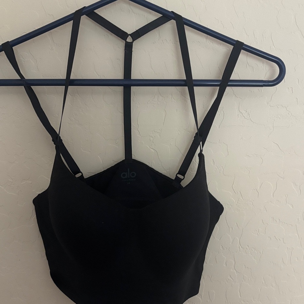 ALO Yoga Black Multi-Strap Bralette